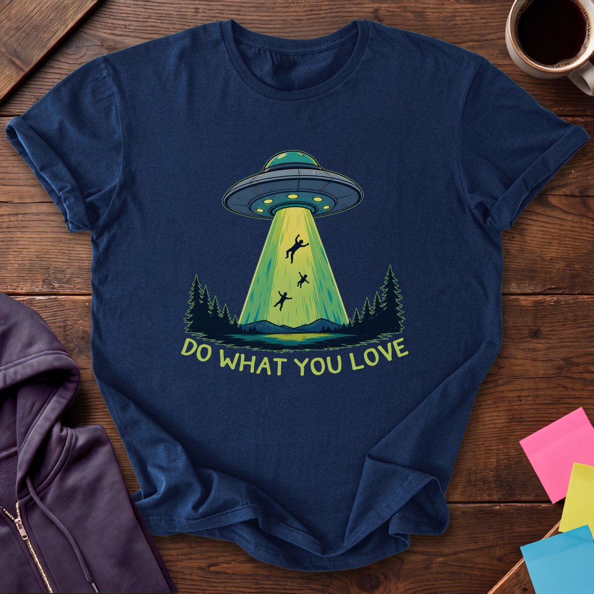 Alien Do What You Love T-Shirt — Navy