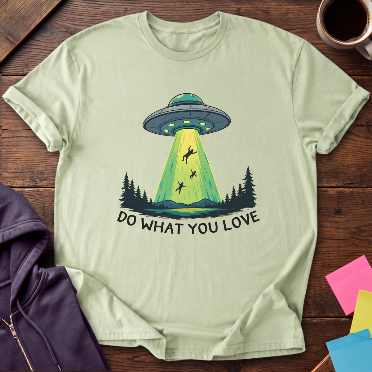 Alien Do What You Love T-Shirt — Pistachio