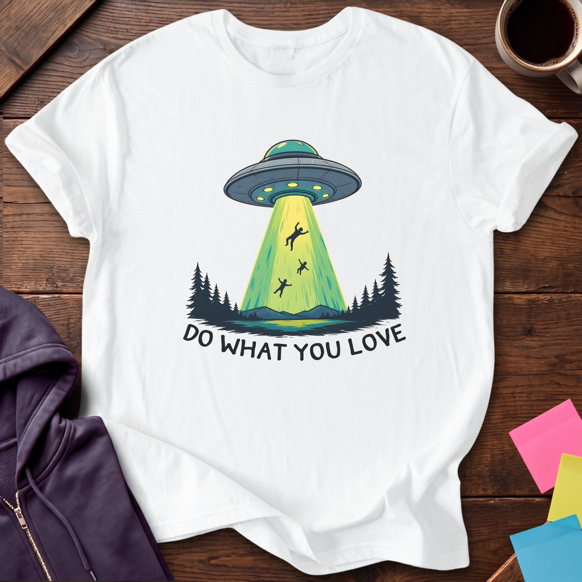 Alien Do What You Love T-Shirt — White