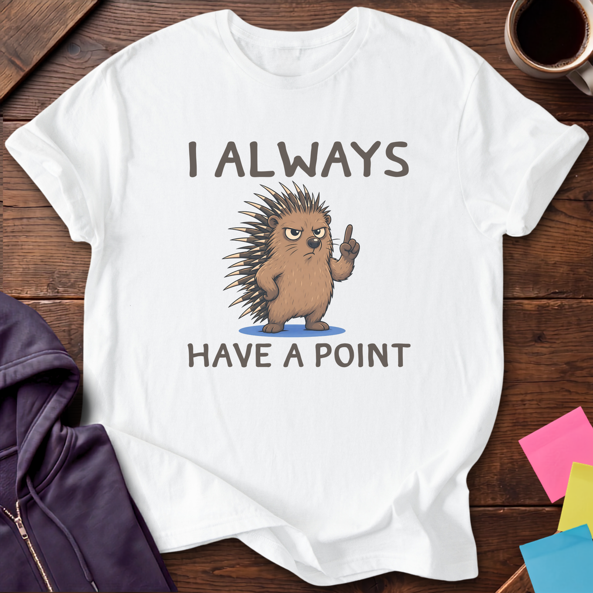Always Have A Point T-Shirt — White