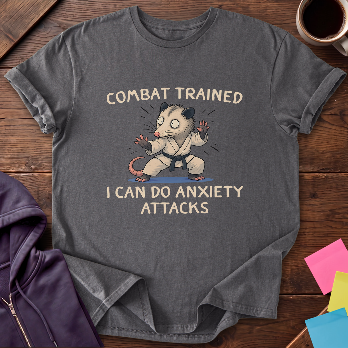 Anxiety Attacks T-Shirt — Charcoal