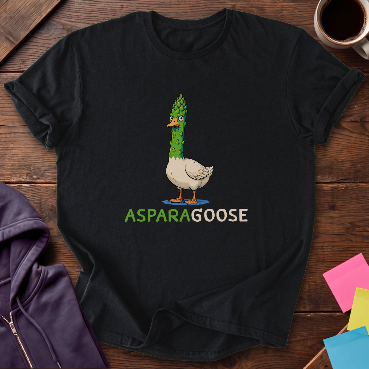 Asparagoose T-Shirt — Black