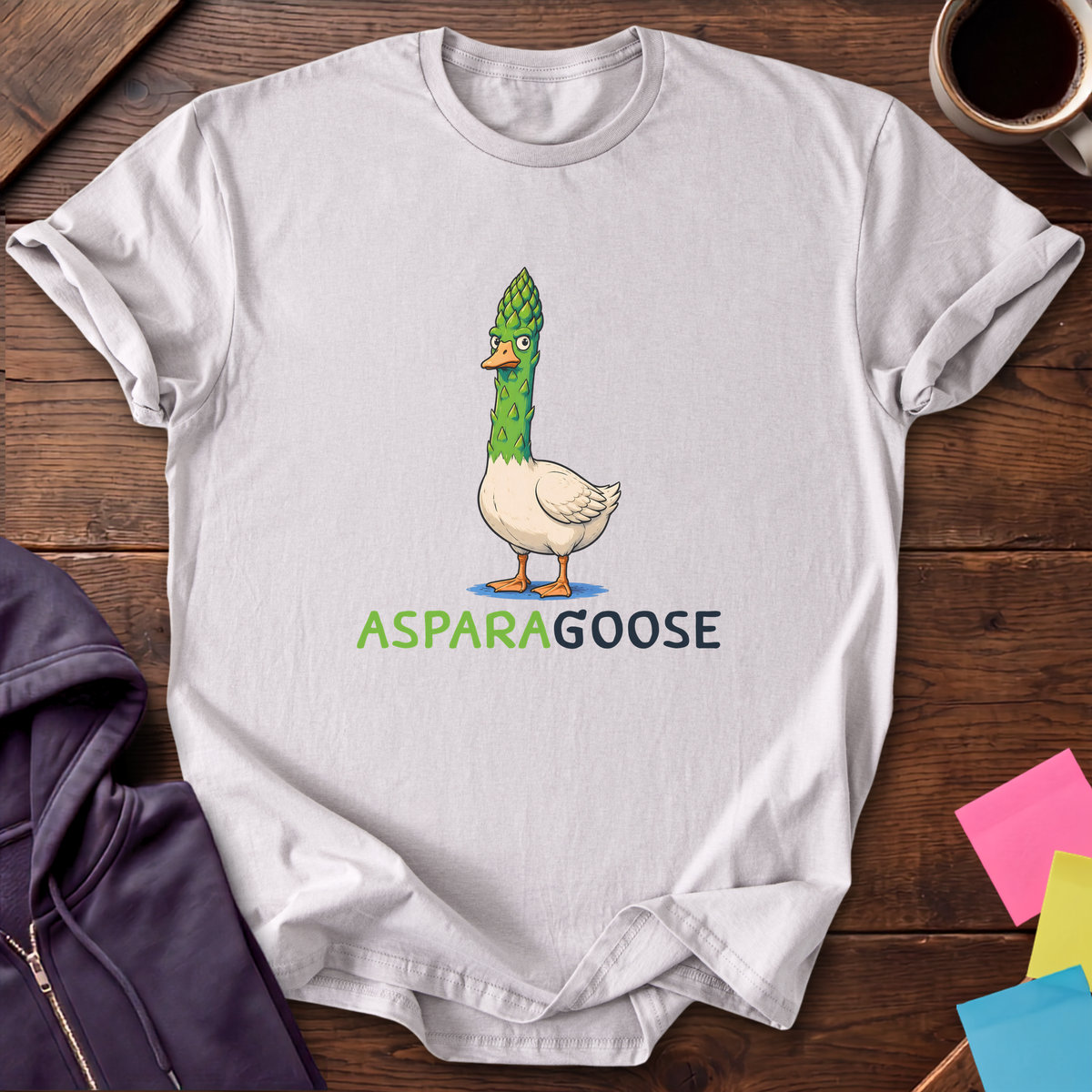 Asparagoose T-Shirt — Ice Grey