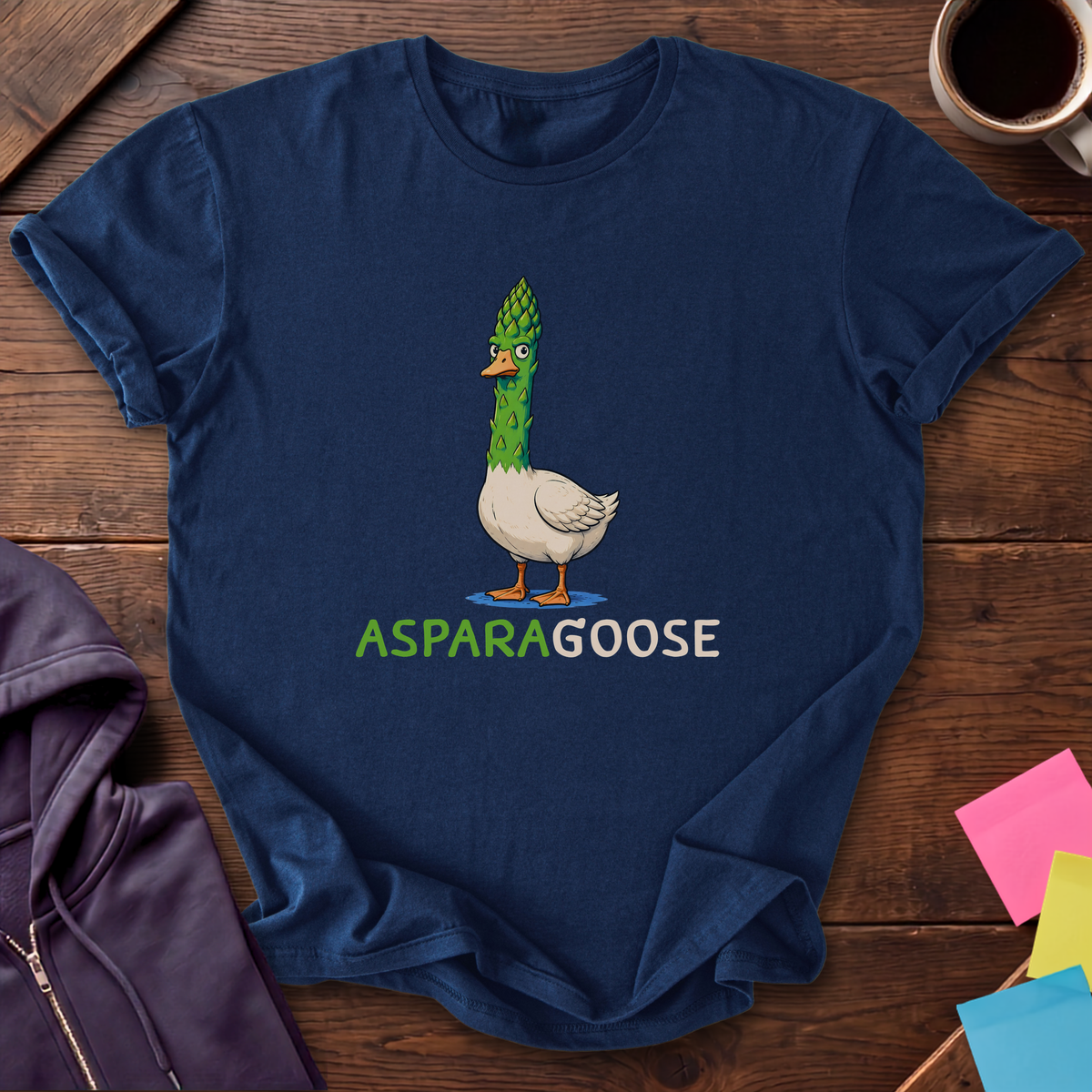 Asparagoose T-Shirt — Navy