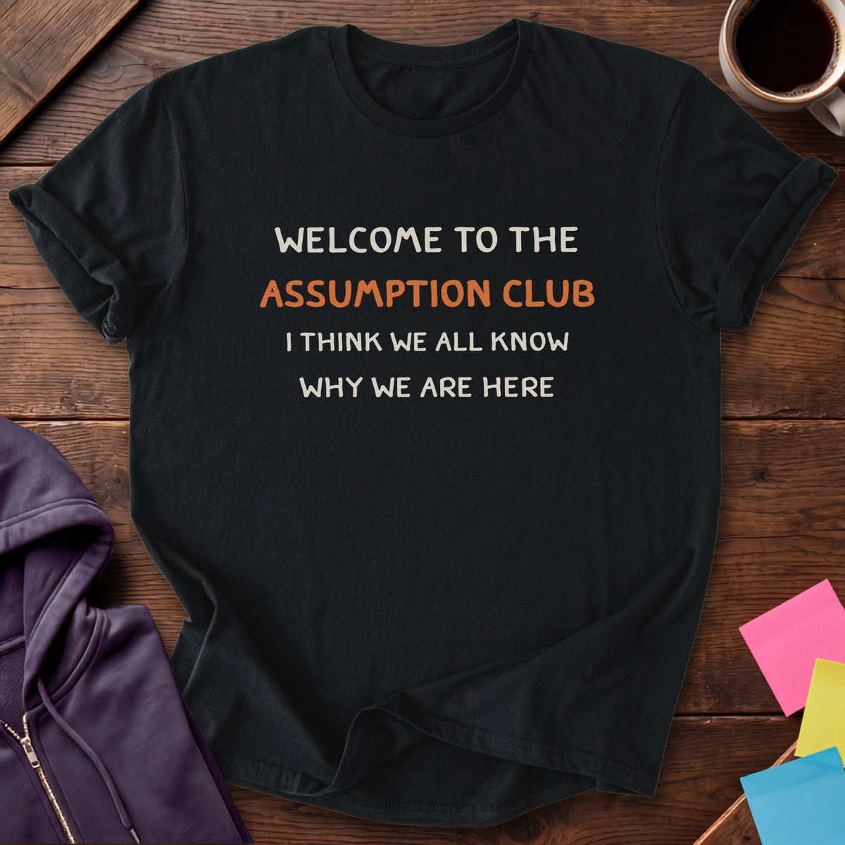 Assumption Club T-Shirt — Black