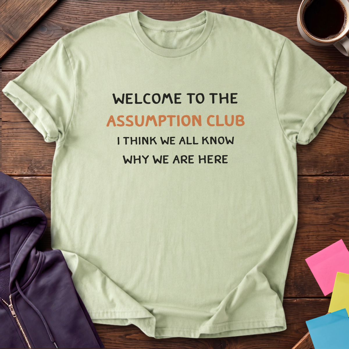 Assumption Club T-Shirt — Pistachio