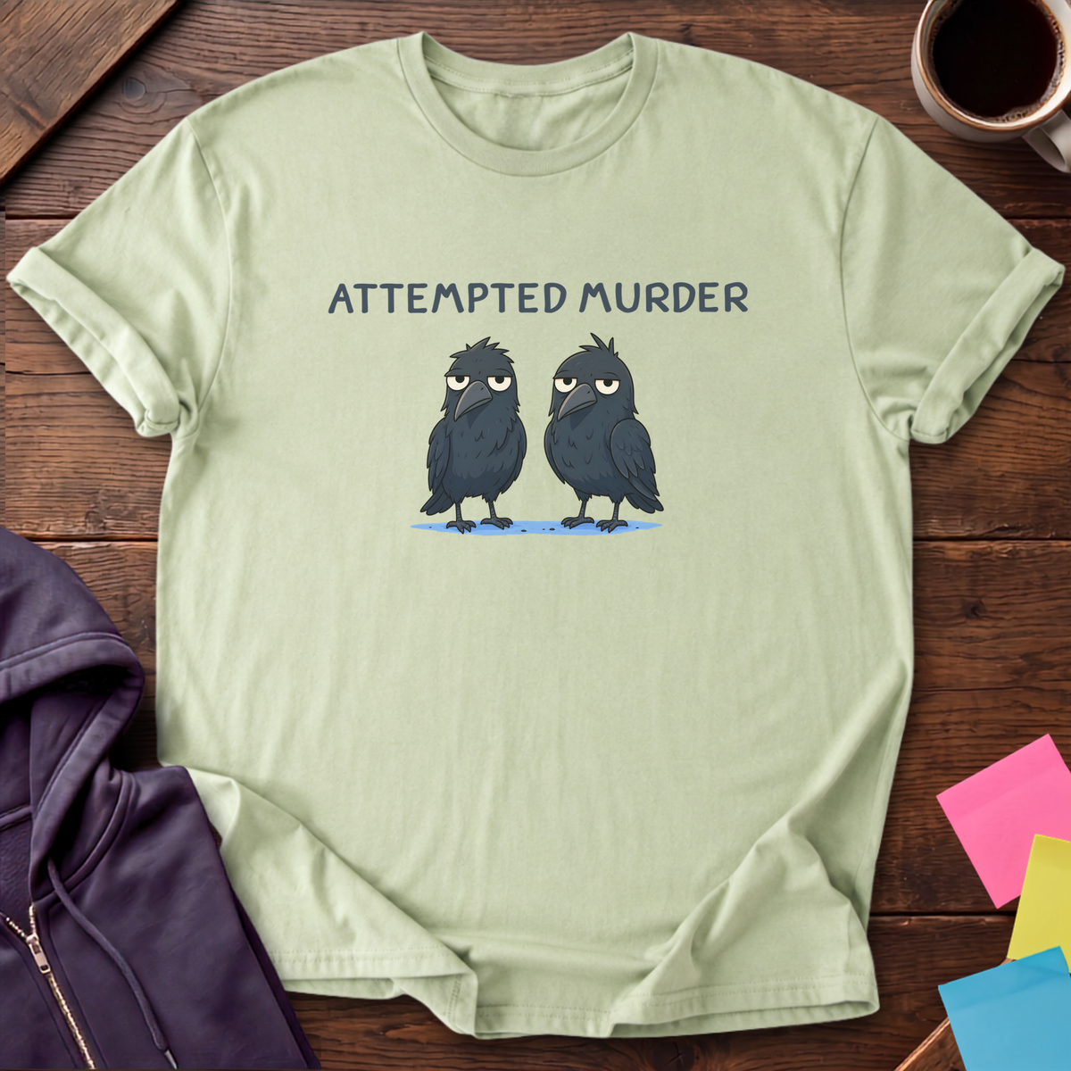 Attempted Murder T-Shirt — Pistachio