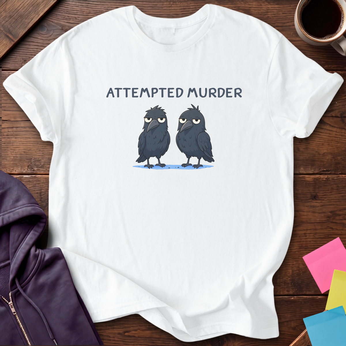 Attempted Murder T-Shirt — White