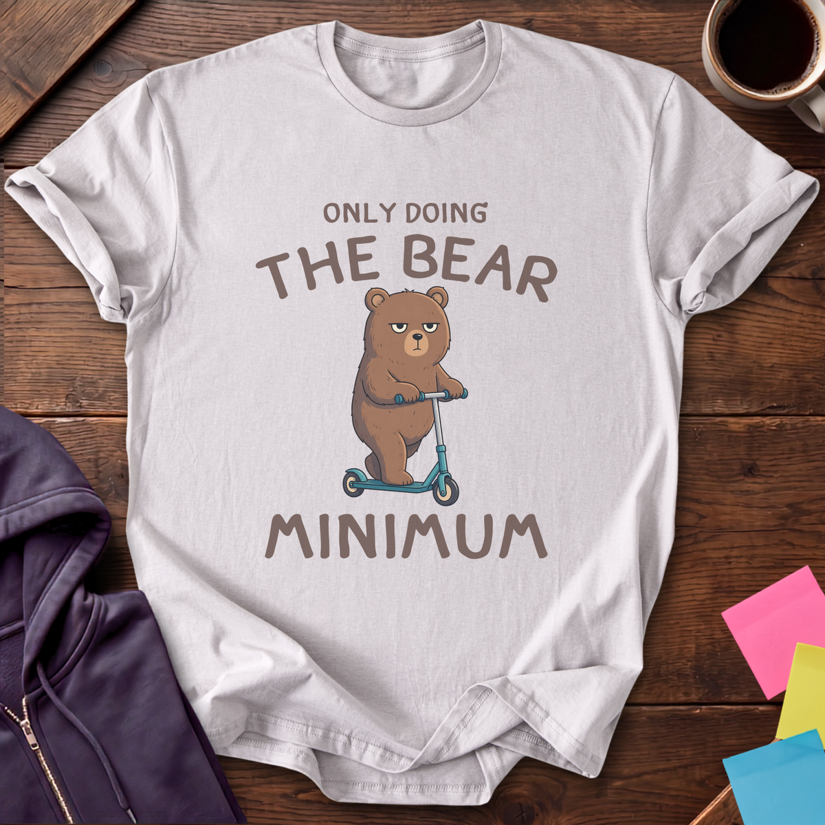 Bear Minimum T-Shirt — Ice Grey