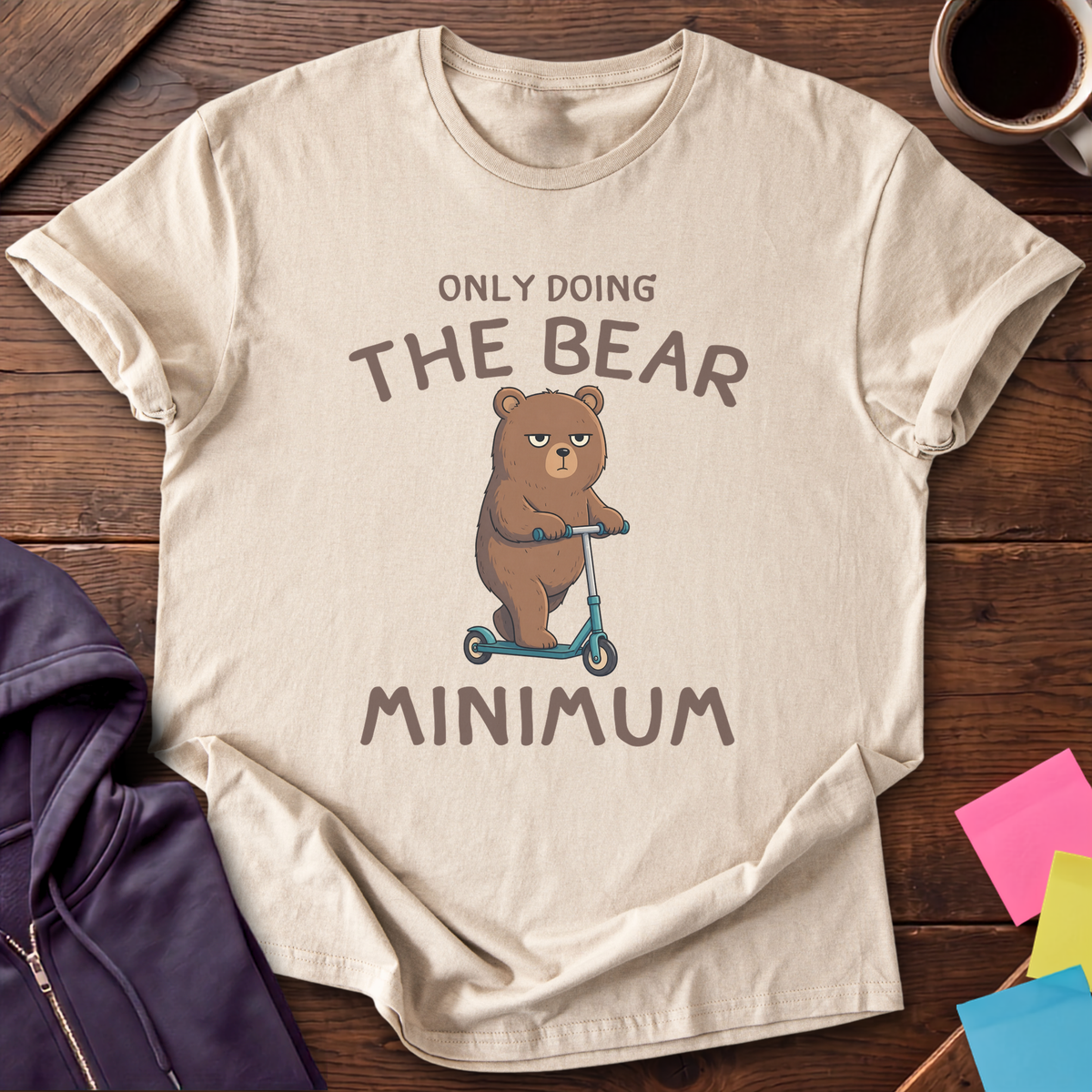 Bear Minimum T-Shirt — Sand