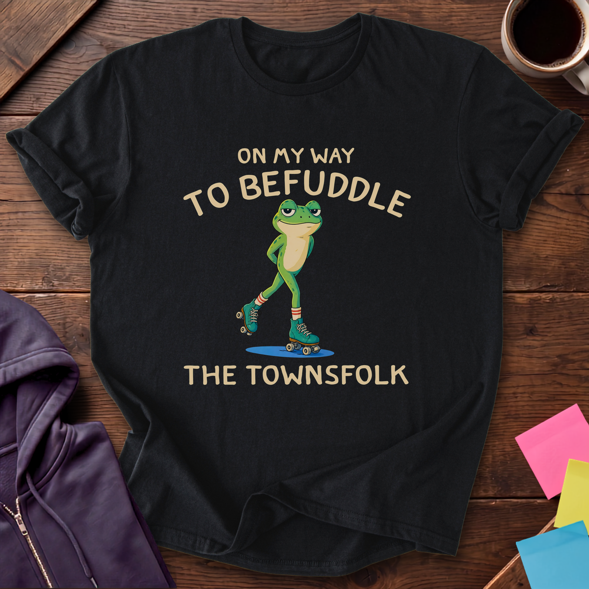 Befuddle Townsfolk T-Shirt — Black