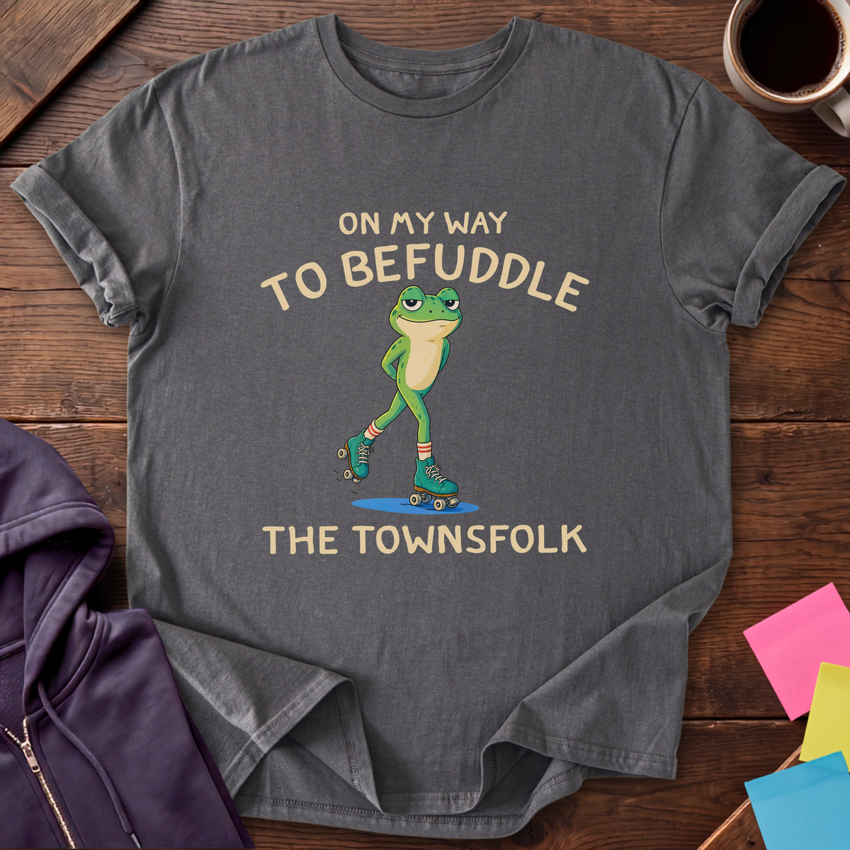 Befuddle Townsfolk T-Shirt — Charcoal