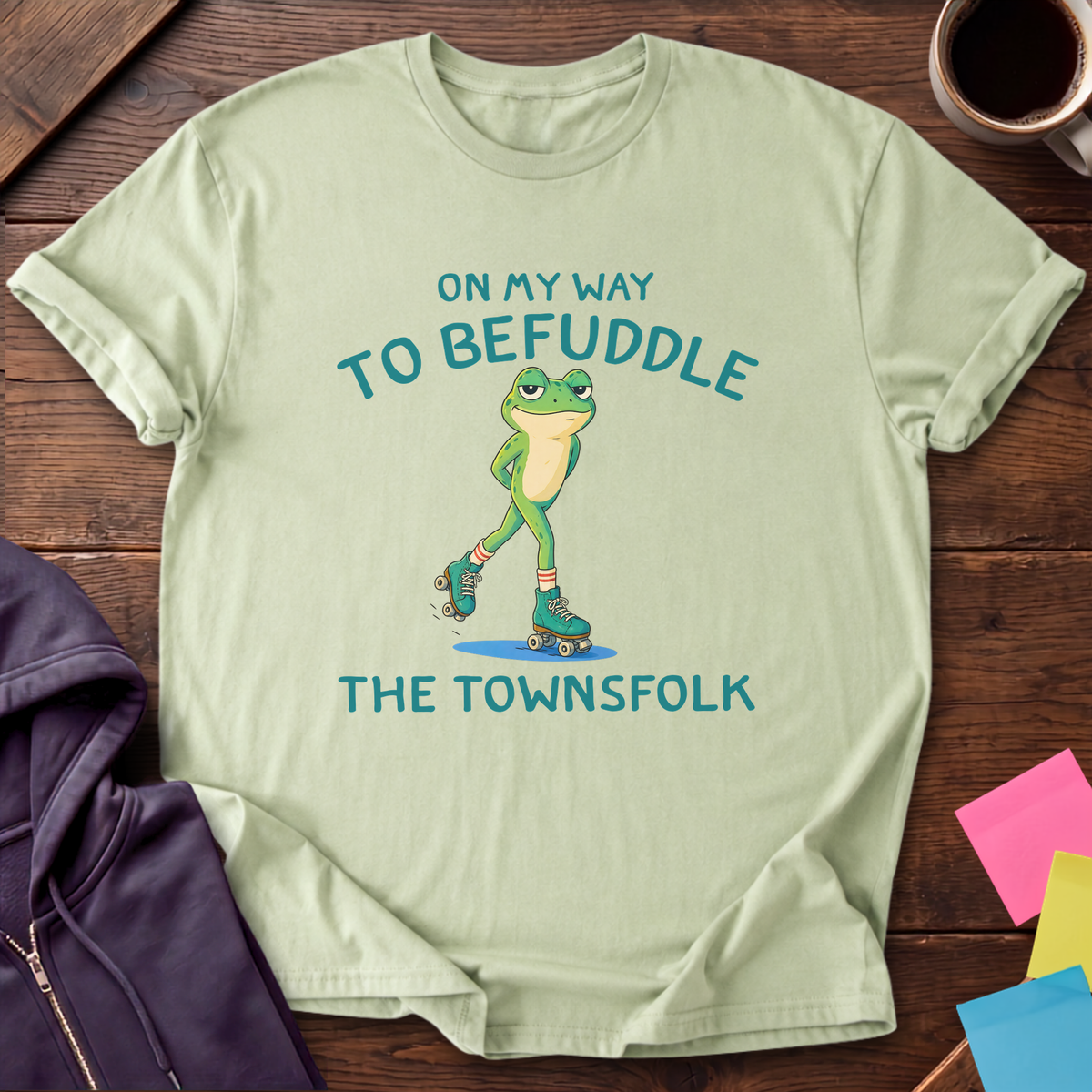 Befuddle Townsfolk T-Shirt — Pistachio