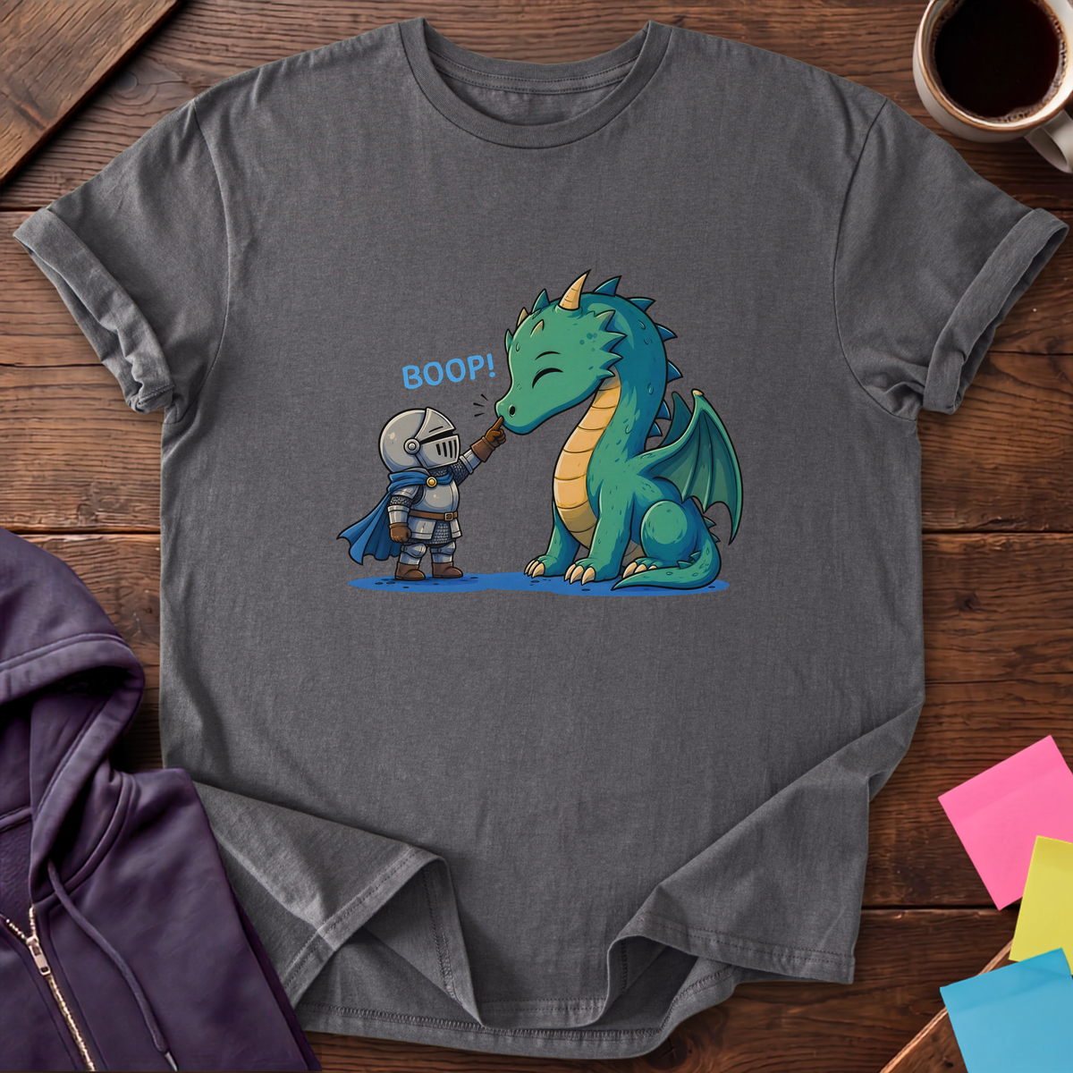 Boop the Dragon T-Shirt — Charcoal
