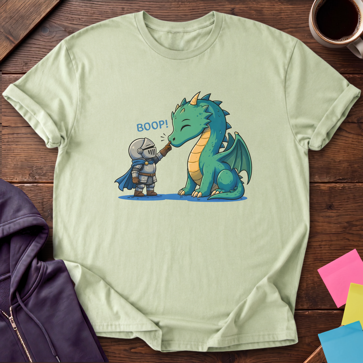 Boop the Dragon T-Shirt — Pistachio