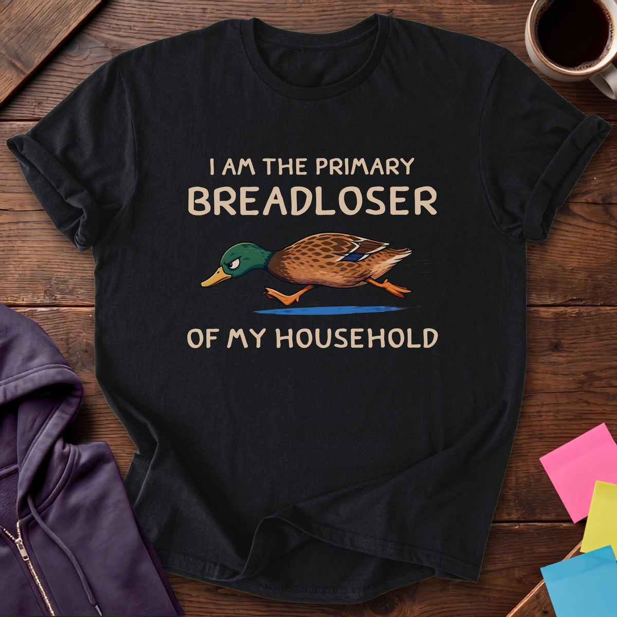 Bread Loser T-Shirt — Black