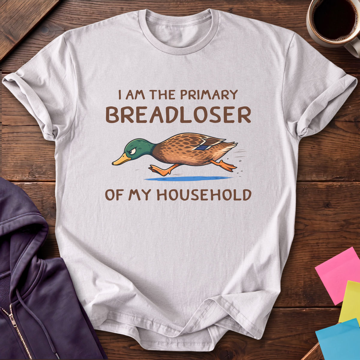 Bread Loser T-Shirt — Ice Grey