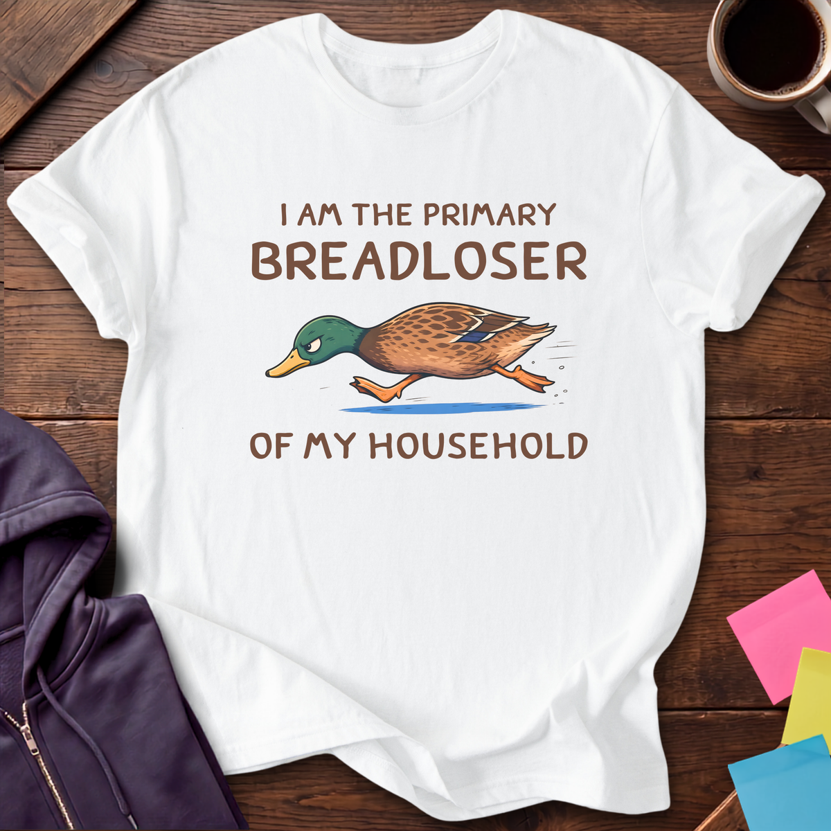 Bread Loser T-Shirt — White