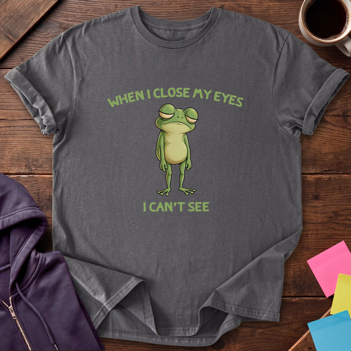 Can't See T-Shirt — Charcoal