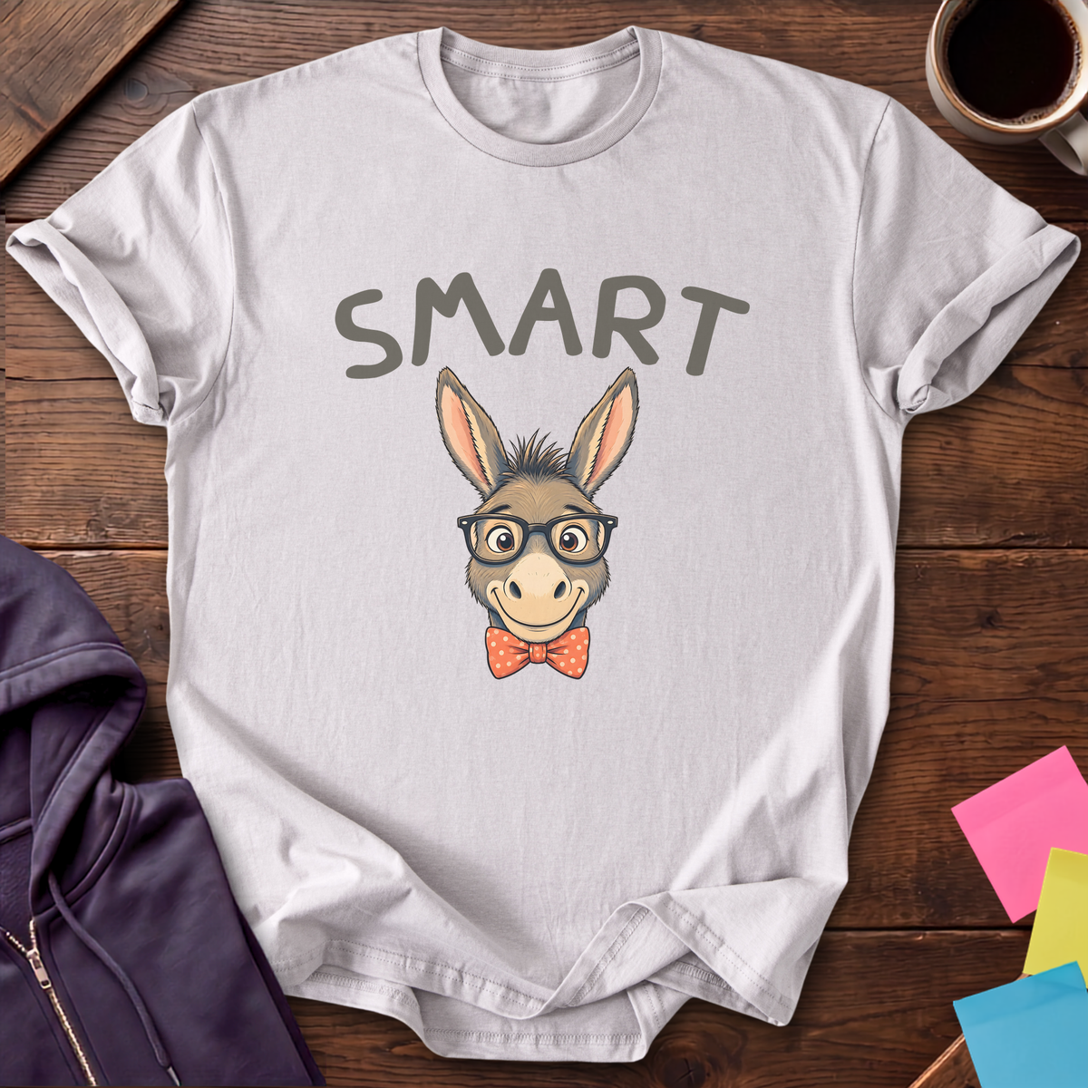 Certified Smart Ass T-Shirt — Ice Grey