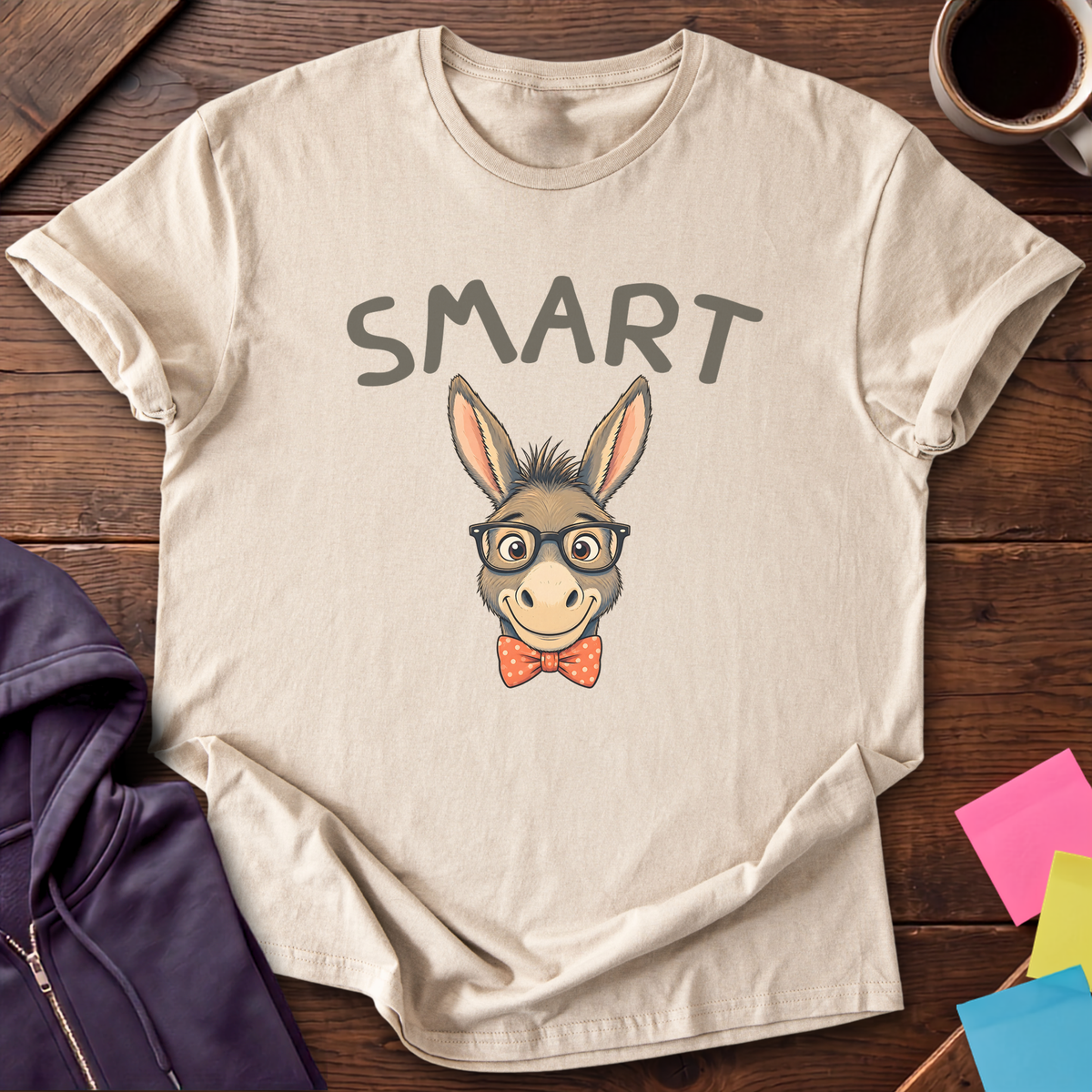 Certified Smart Ass T-Shirt — Sand
