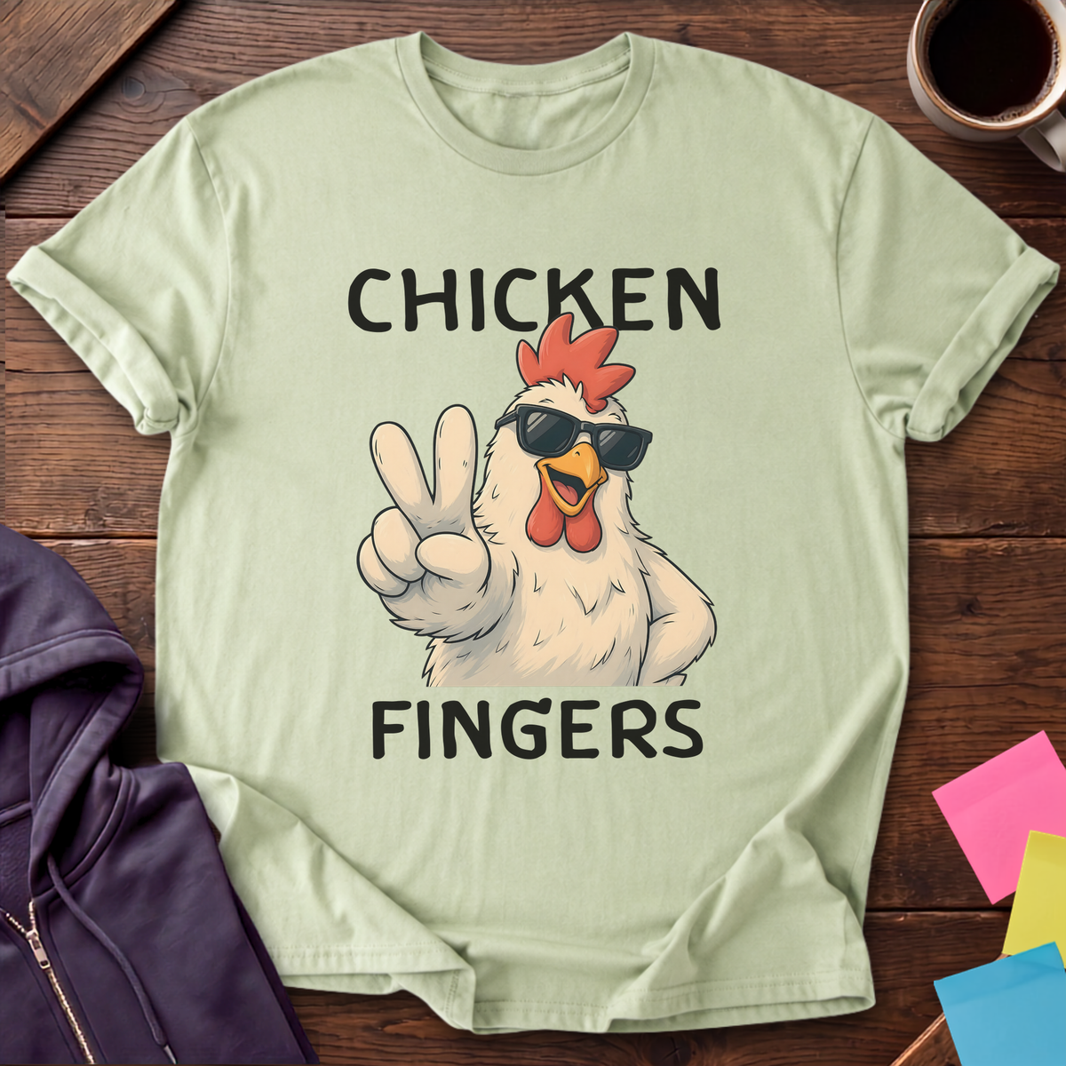 Chicken Fingers T-Shirt — Pistachio