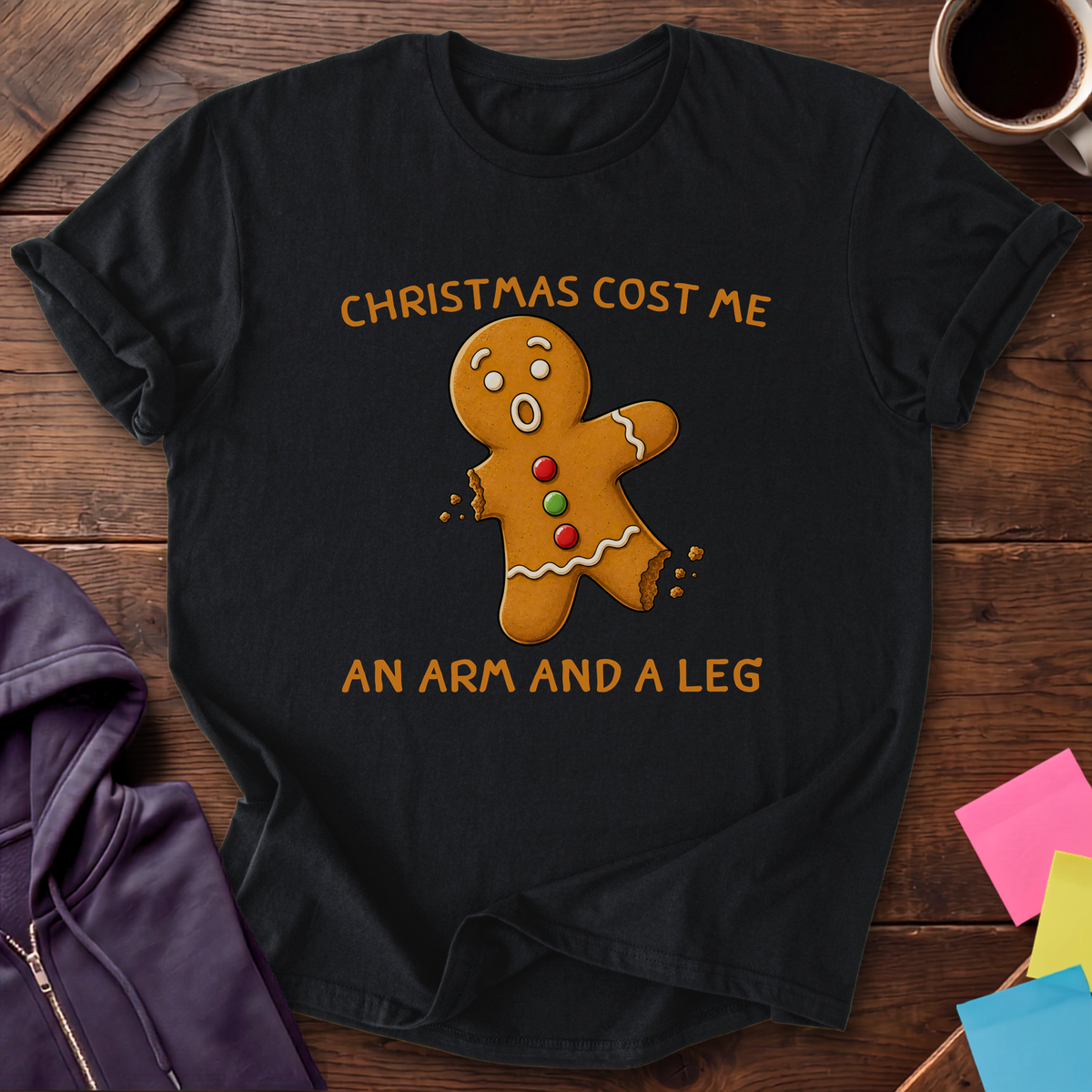 Cost An Arm And A Leg T-Shirt — Black
