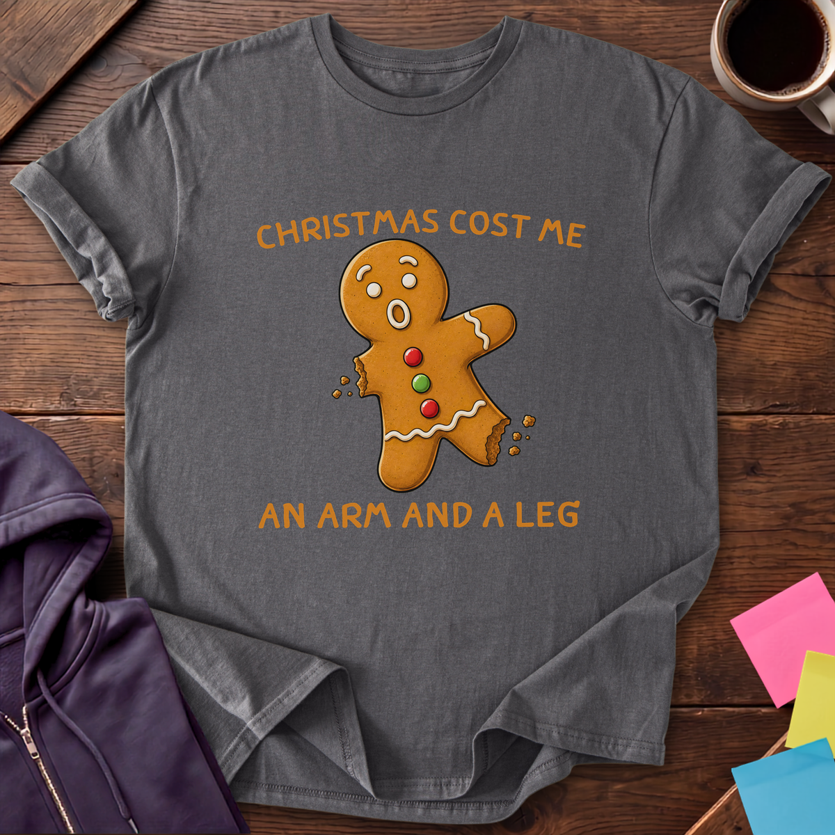 Cost An Arm And A Leg T-Shirt — Charcoal