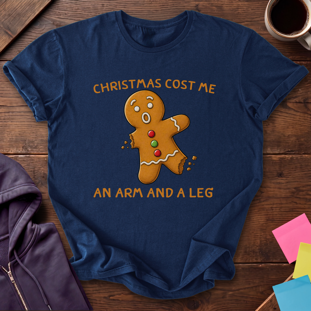 Cost An Arm And A Leg T-Shirt — Navy