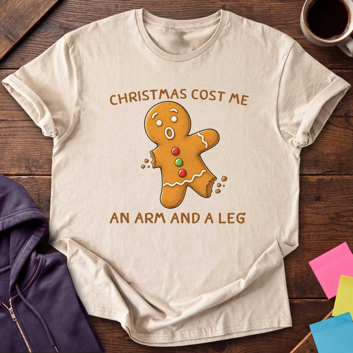 Cost An Arm And A Leg T-Shirt — Sand