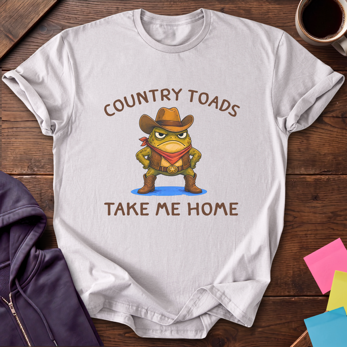 Country Toads T-Shirt — Ice Grey