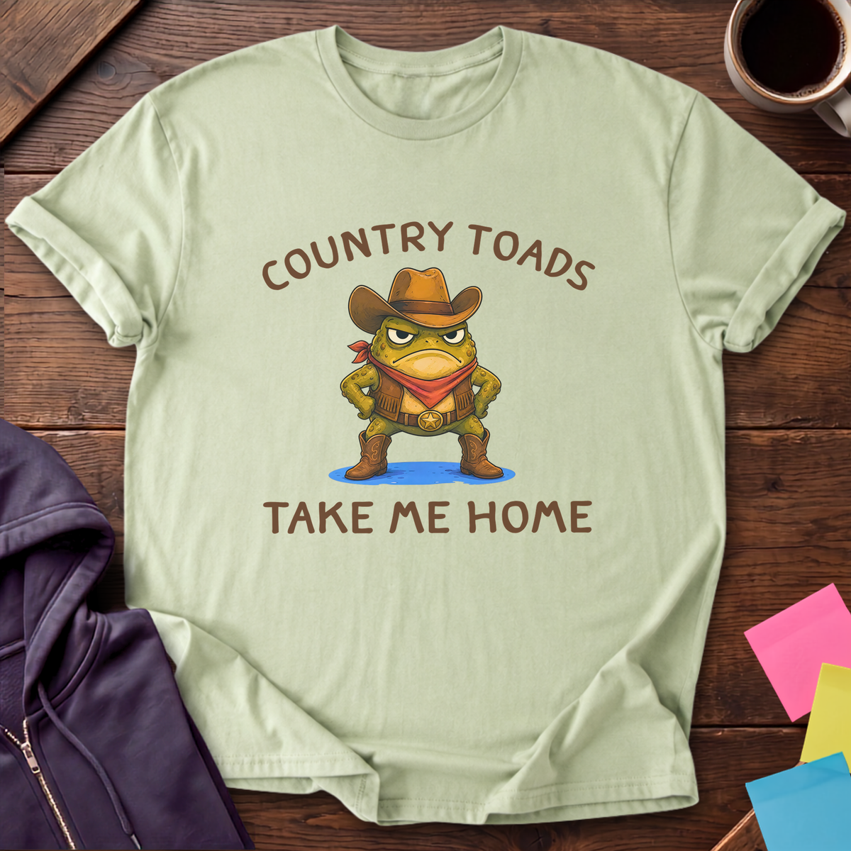 Country Toads T-Shirt — Pistachio