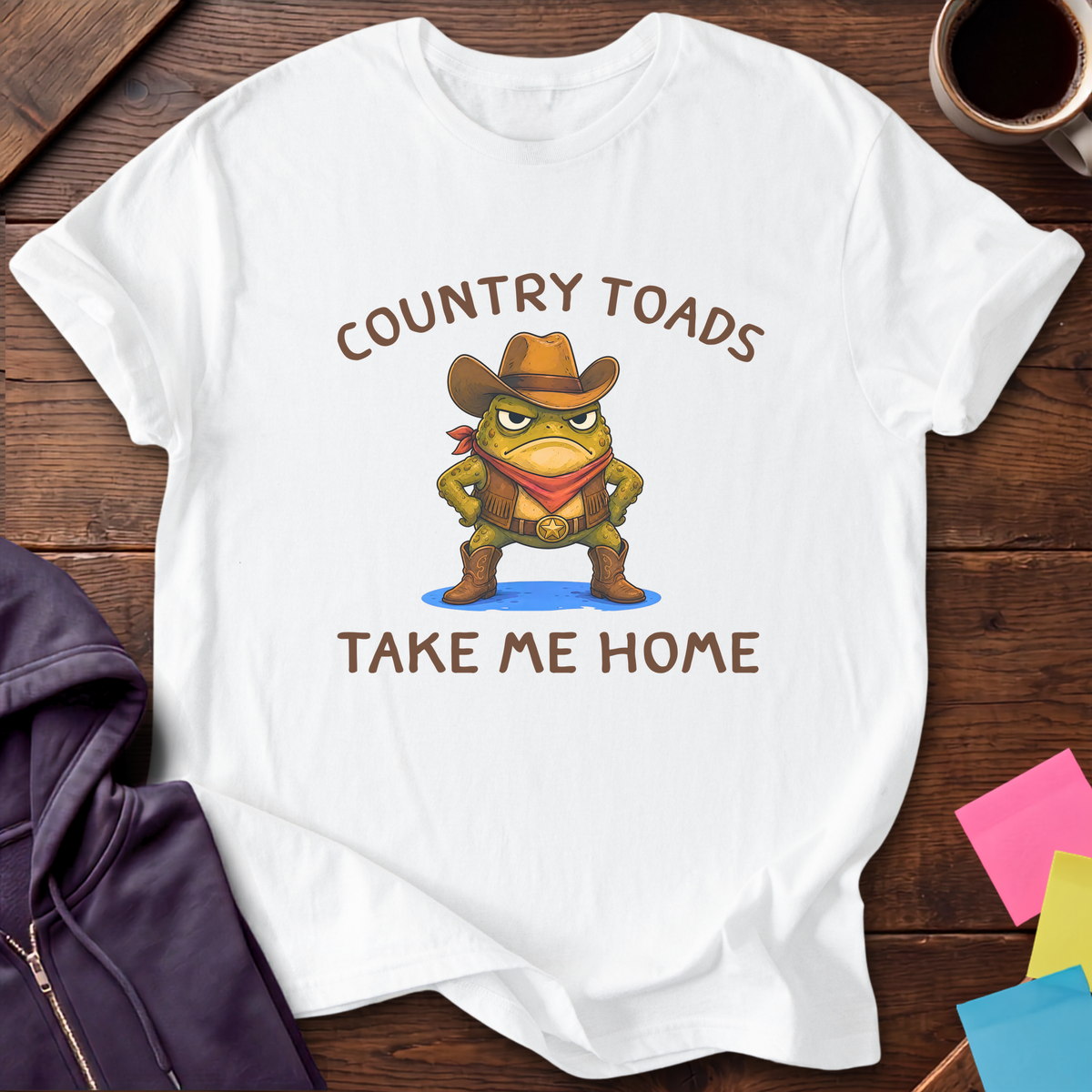 Country Toads T-Shirt — White
