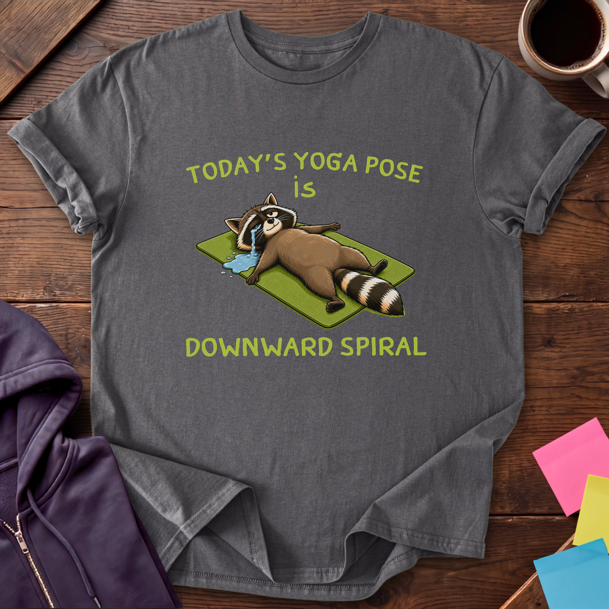 Downward Spiral T-Shirt — Charcoal