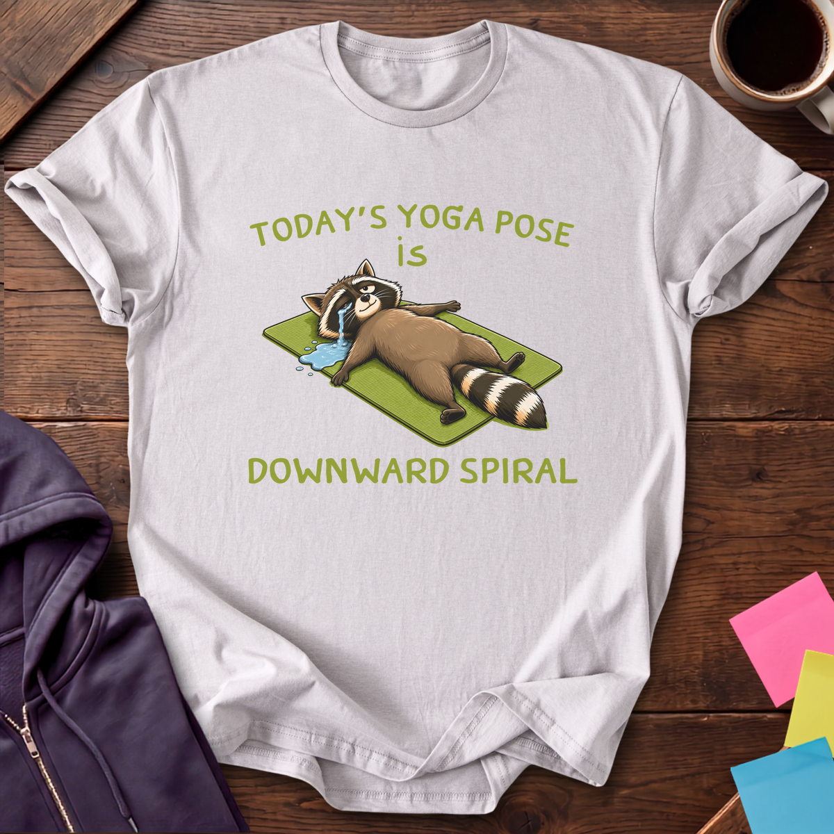 Downward Spiral T-Shirt — Ice Grey