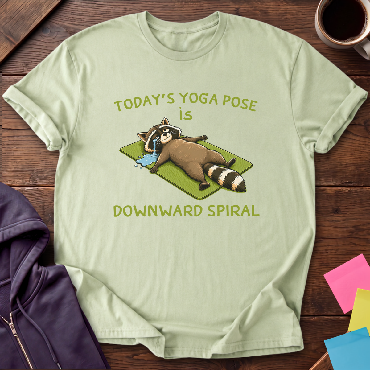 Downward Spiral T-Shirt — Pistachio