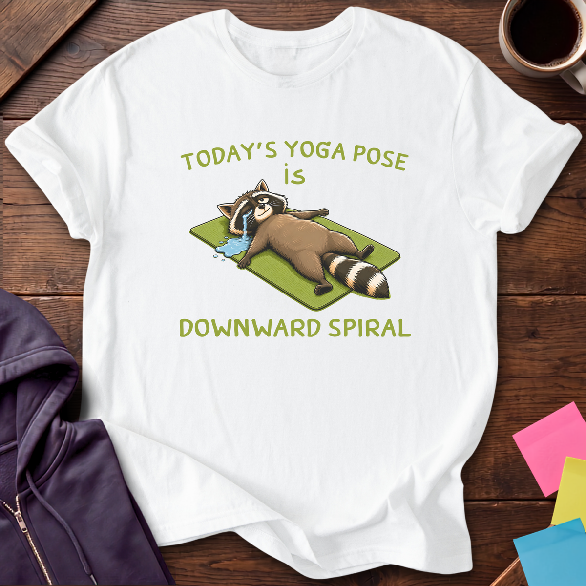 Downward Spiral T-Shirt — White
