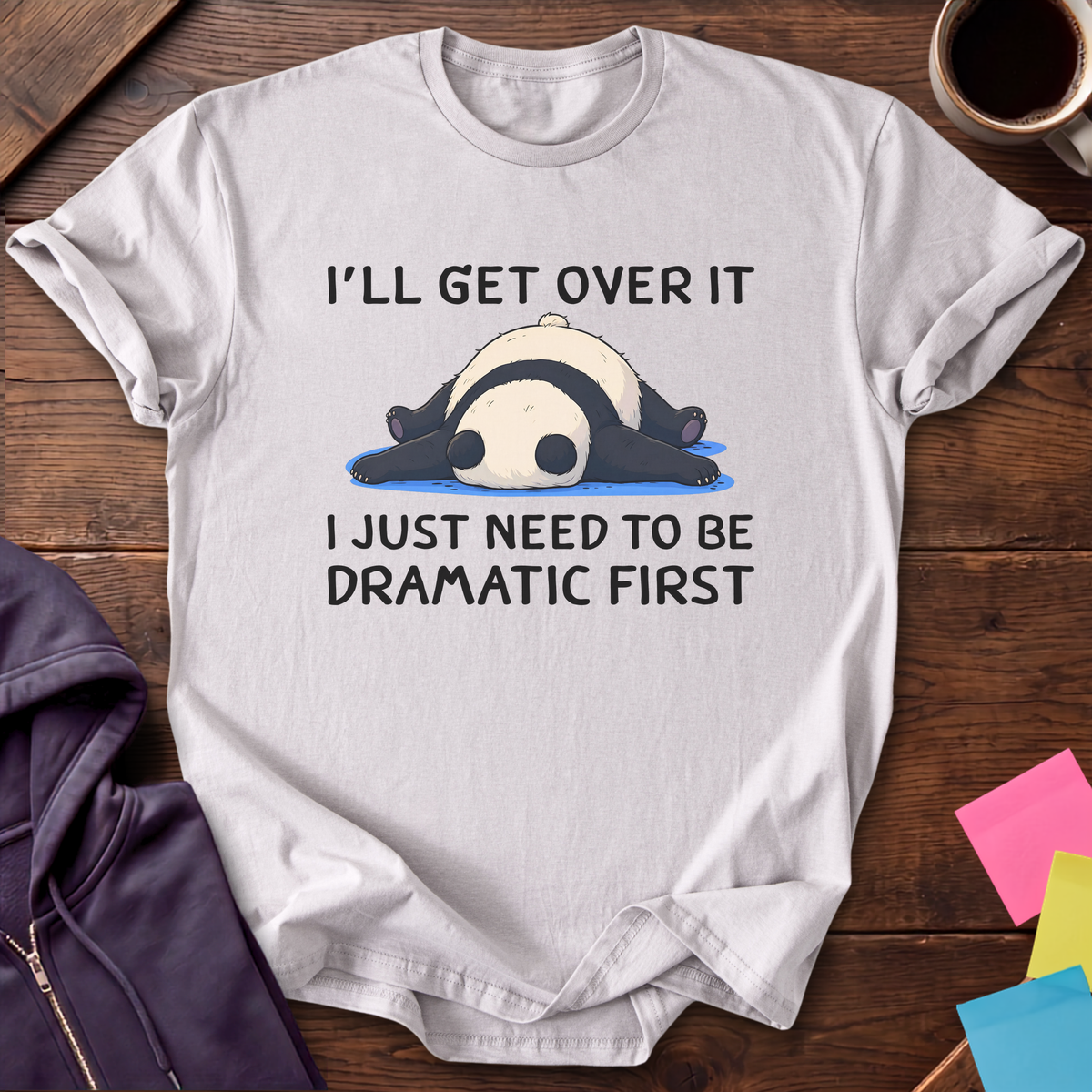 Dramatic First T-Shirt — Ice Grey