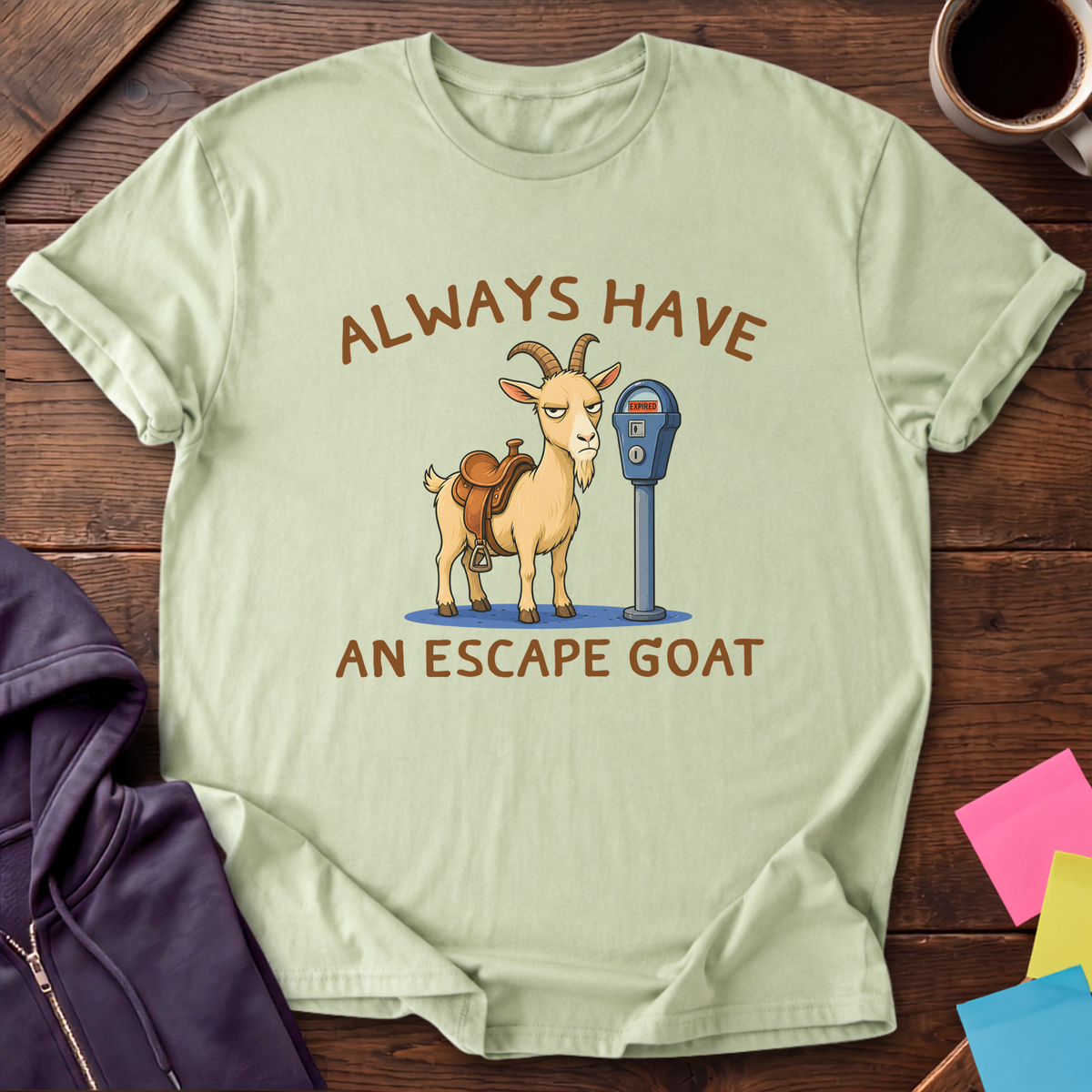 Escape Goat T-Shirt — Pistachio