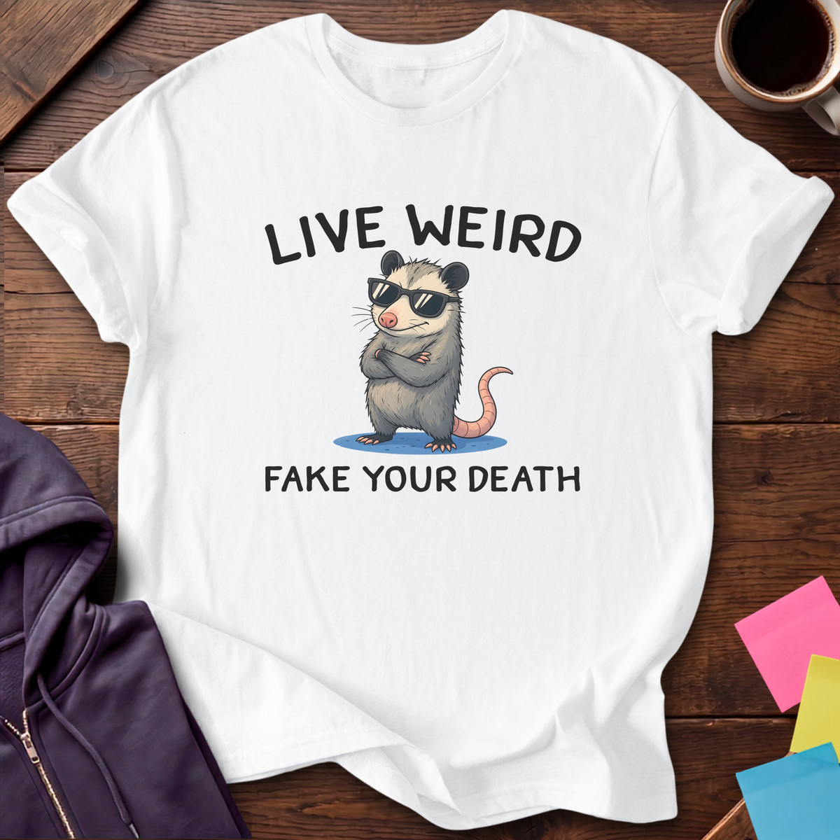 Fake Your Death T-Shirt — White