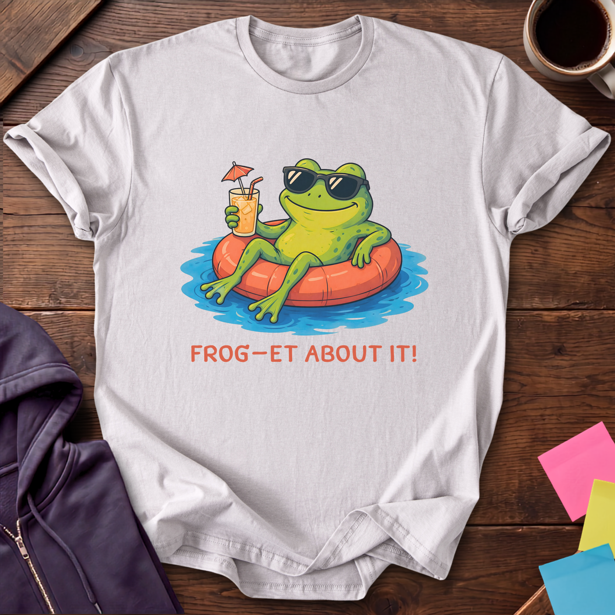 Forget About It T-Shirt — Ice Grey