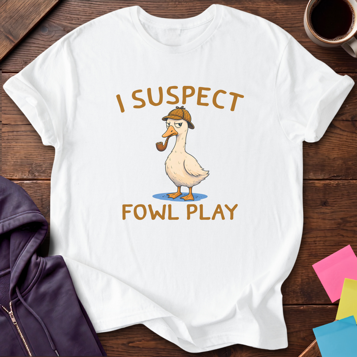 Fowl Play T-Shirt — White