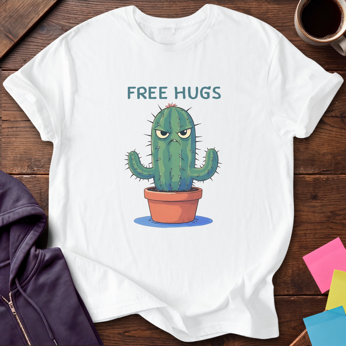 Free Hugs T-Shirt — White