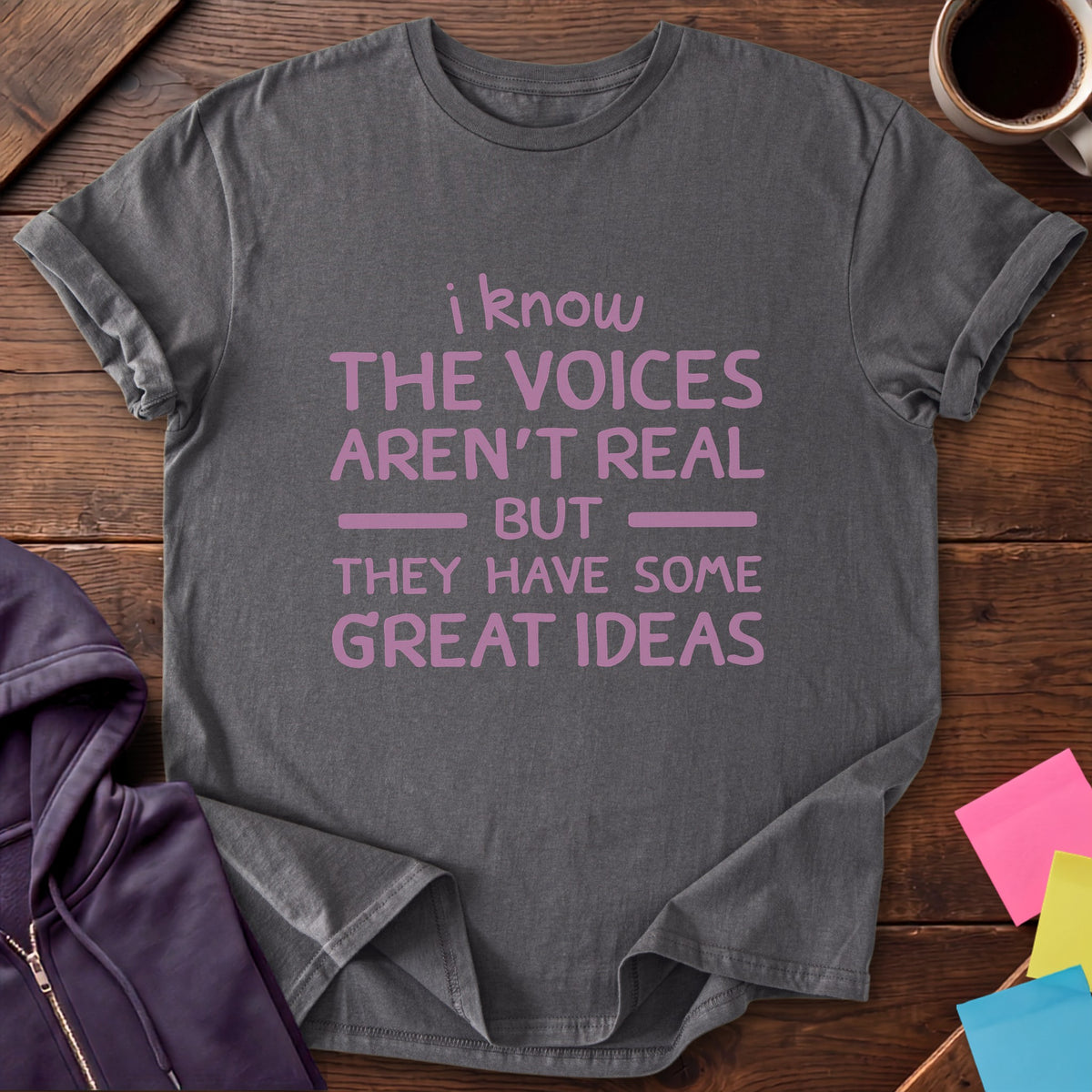 Great Ideas At 3am T-Shirt — Charcoal