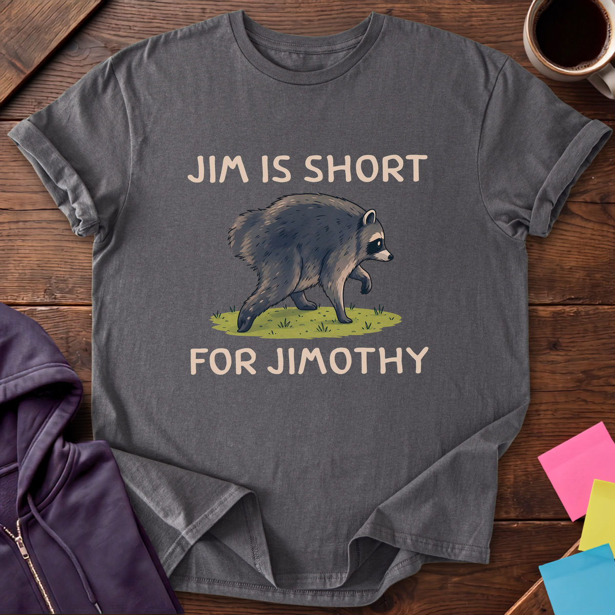 Jim Jimothy T-Shirt — Charcoal