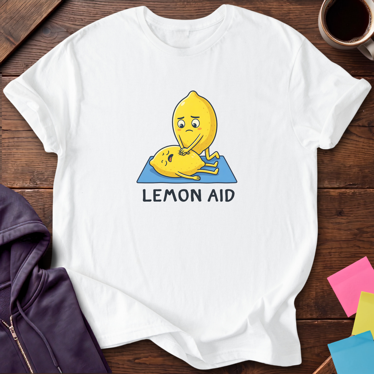 Lemon Aid T-Shirt — White