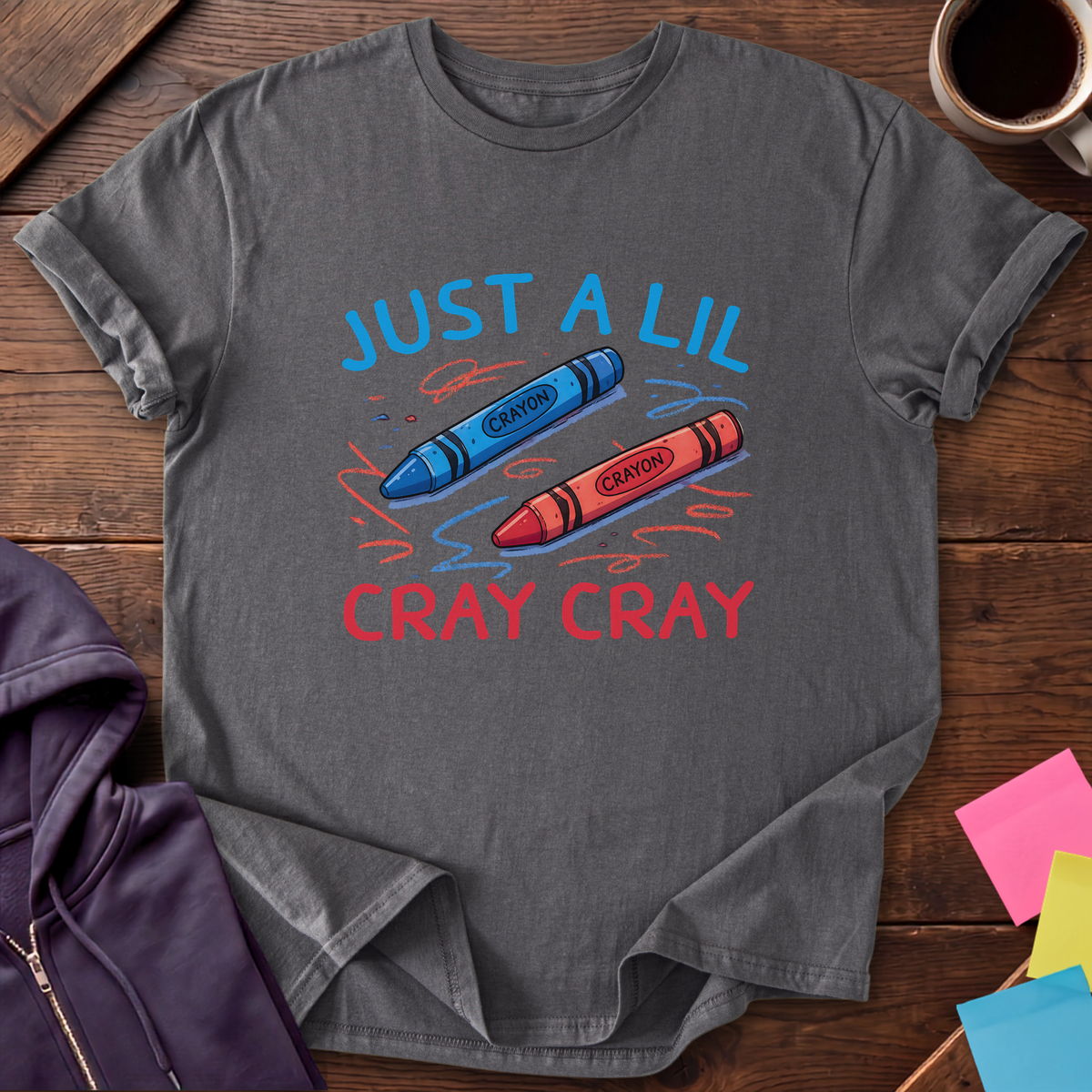Lil Cray Cray T-Shirt — Charcoal