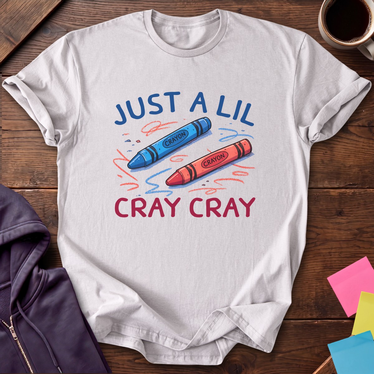 Lil Cray Cray T-Shirt — Ice Grey