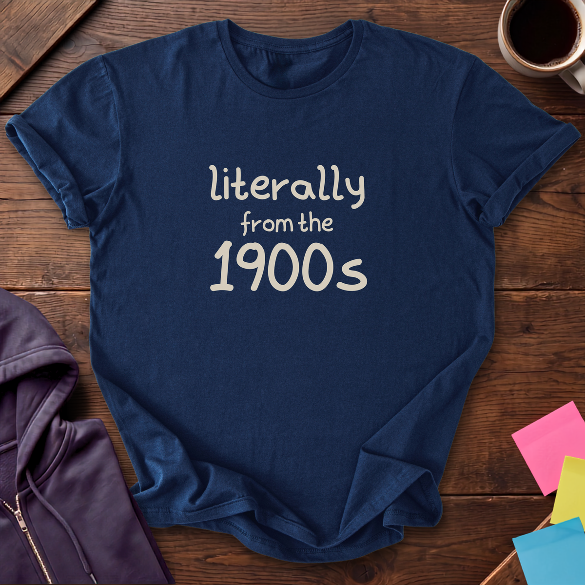 Literally 1900s T-Shirt — Navy