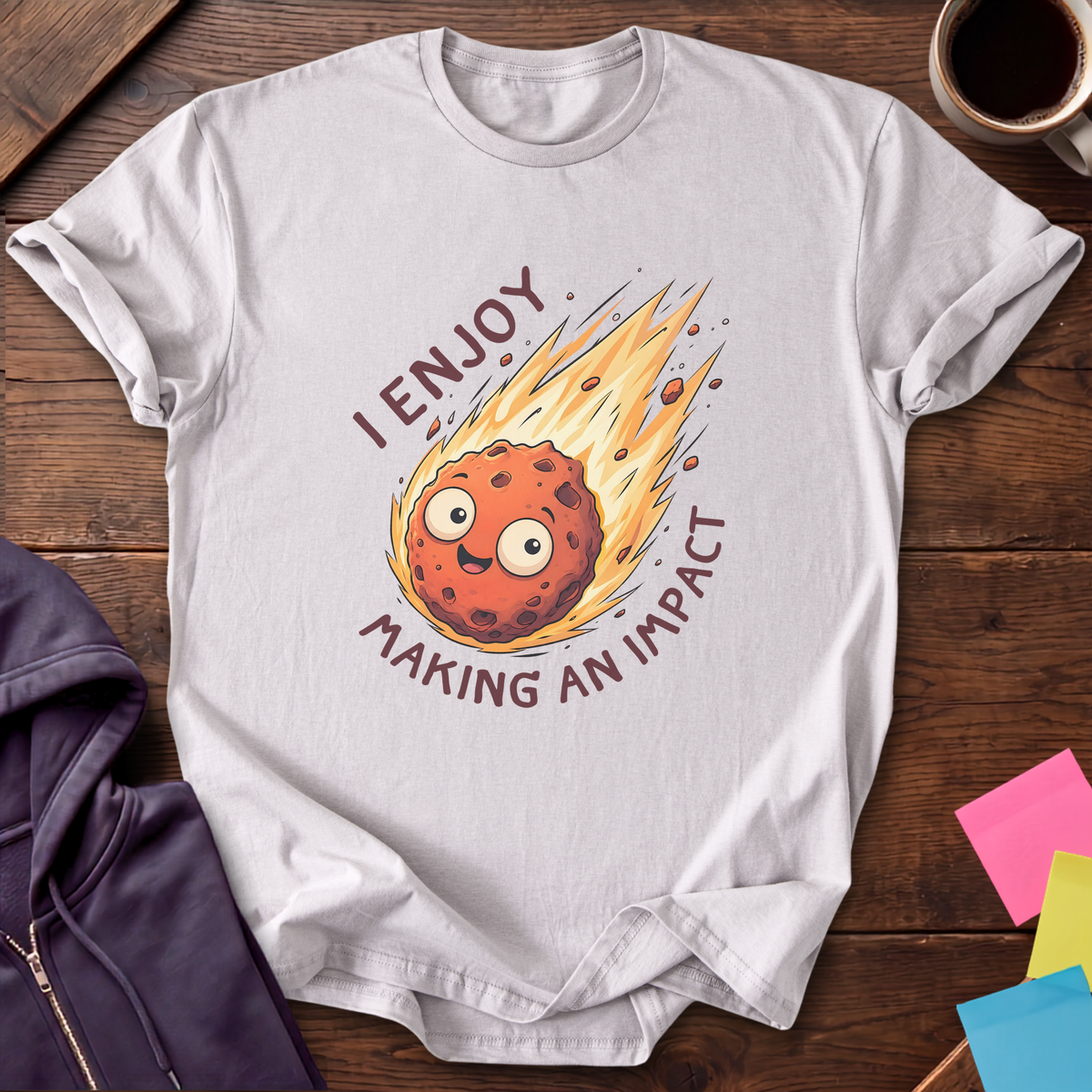 Making An Impact T-Shirt — Ice Grey